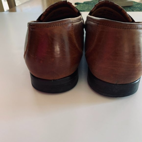 J MURPHY Slip On Hand Sewn Brown Tassel Leather Sz 10.5 main image 5